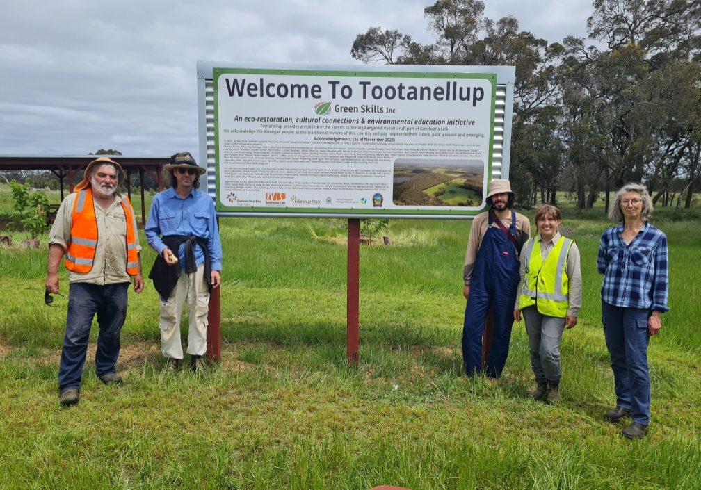 Tootanellup Volunteers water zamia seedlings and undertake visitor facility maintenance Prano, Faysel, Genesis, Emma. Tootanellup Volunteers water zamia seedlings and undertake visitor facility maintenance Prano, Faysel, Genesis, Emma.